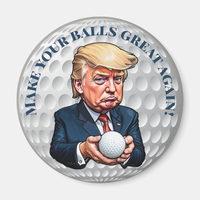 Trumpa den här Golf Boll Magnet (Framsidan)