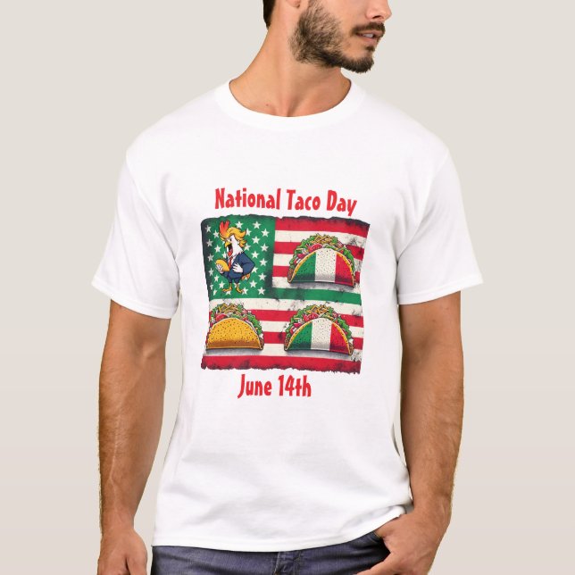 Trumpa den nationella tako-dagen t shirt (Framsida)