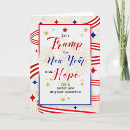 Trumpa det nya året med Hope Red White och Blue Helgkort
