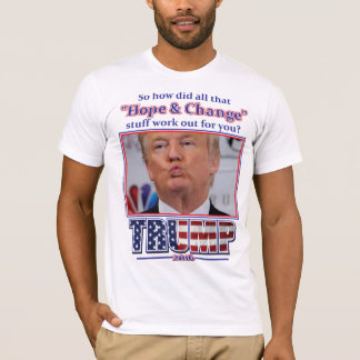 Trumpa hopp och förändring tee shirt