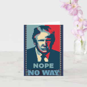 Trumpa inget annat gratulationskort kort