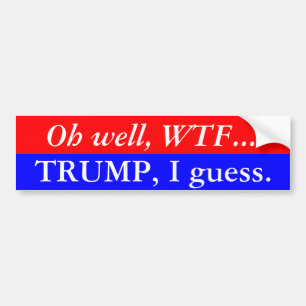 Trumpa, jag antar stötfångare bildekal