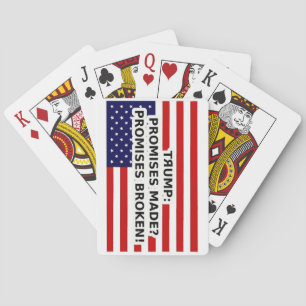 Trumpa löften om löften som lösts har brutits casinokort