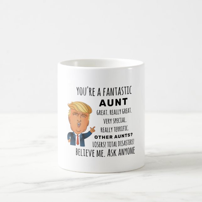 Trumpa Moster lustiga födelsedagspresent Kaffemugg (Center)
