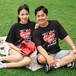 Trumpa på den populära politiska Alla hjärtans dag T Shirt