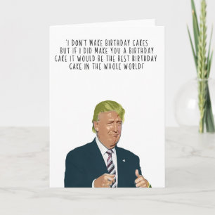 Trumpa tårtkort kort
