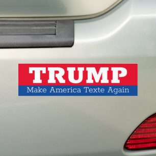 Trumpa till att göra Amerika-text igen Bildekal