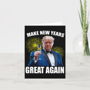 Trumpa till att göra nytt år Underbart igen Gott n Kort