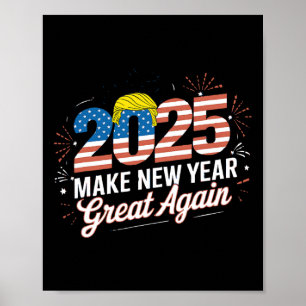 Trumpa till att göra nytt år Underbart igen Gott n Poster