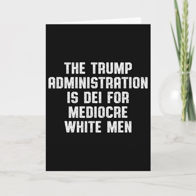Trumpadministrationen är döende för medelmåttiga v kort (Framsida)