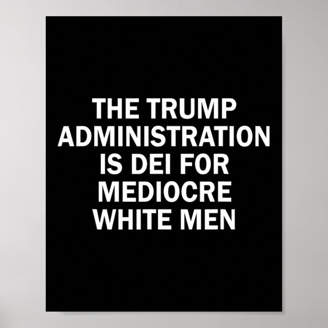 Trumpadministrationen är döende på medelmåttiga vi poster (Framsidan)