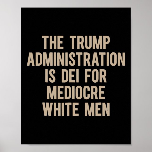 Trumpadministrationen är dömd för medelmåttiga vit poster (Framsidan)