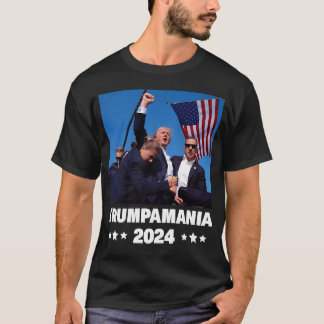 Trumpamania 2024 Leamania run way brother P friend T Shirt