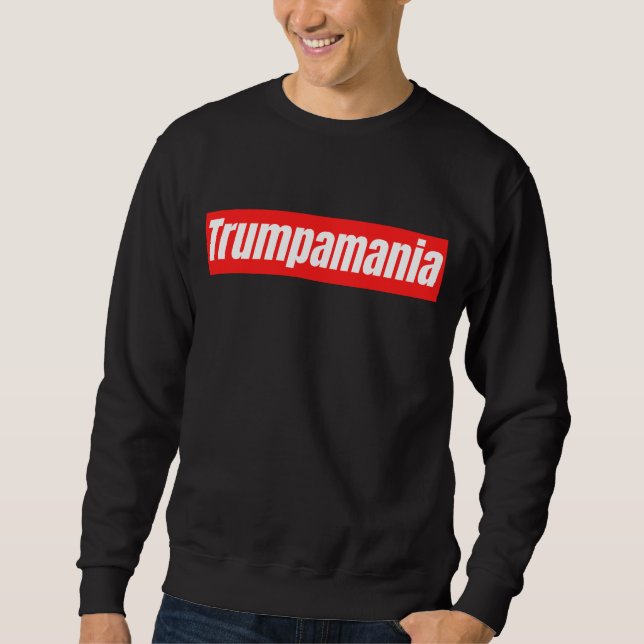 Trumpamania Trumpval 2024 Lång Ärmad Tröja (Framsida)