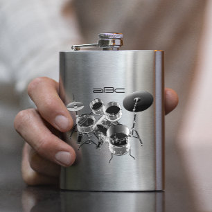Trumpar/Personlig Gift for Drummers Fickplunta