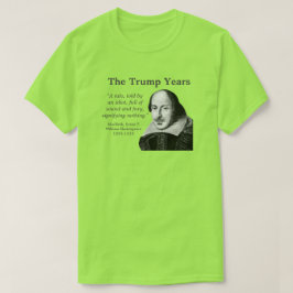 Trumpår, Shakespeare, kalk T Shirt