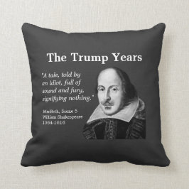 Trumpår, Shakespeare, mörk grått Kudde