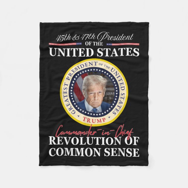 Trumpbefälhavare 45 47 Revolution av Fleecefilt (Framsidan)