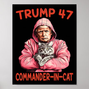 Trumpbefälhavare för Kat-nuny och trumma Poster