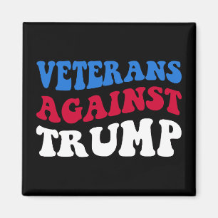 Trumpbekämpning - Veteraner mot trump II Magnet