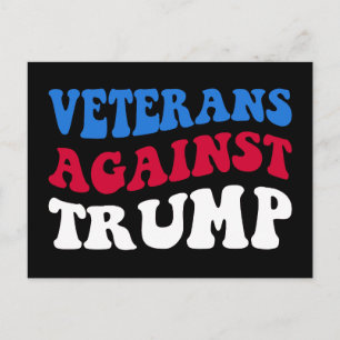 Trumpbekämpning - Veteraner mot trump II Vykort