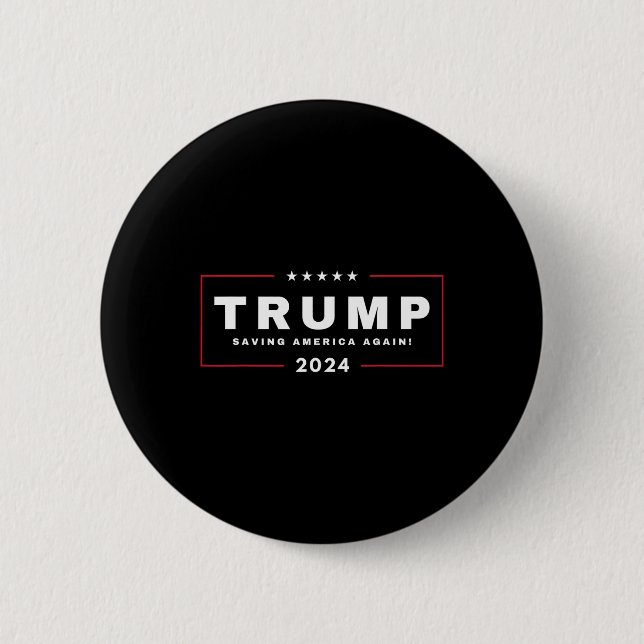 Trumpbesparande Amerika igen 4 juli 2024 Maga Knapp (Framsida)