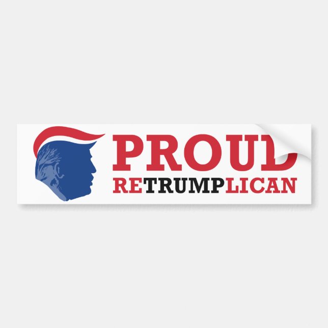 TrumpBumperTemp President Retrumplican -.png Bildekal (Framsidan)