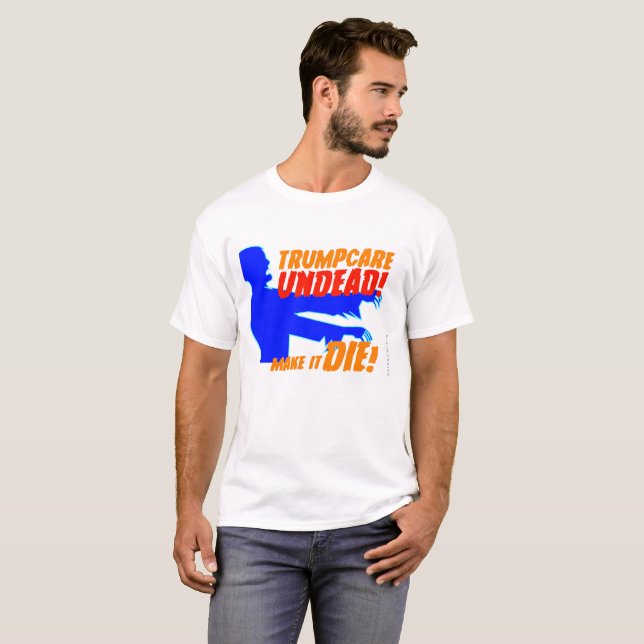 Trumpcare odödat-skjorta tee shirt (Hel framsida)