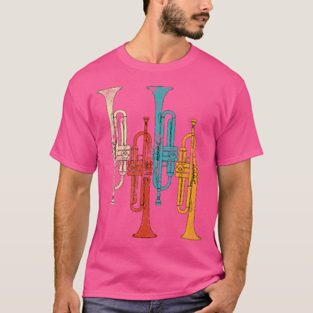 Trumpe Jazz T Shirt (Framsida)
