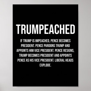 Trumpeade För Pro Trump Republikan Och Konservativ Poster