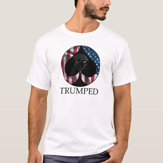 Trumped Donald Trump spade Tröja (Framsida)