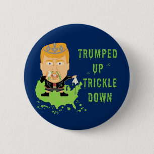Trumped upp droppande besegra politisk Anti trumf Knapp