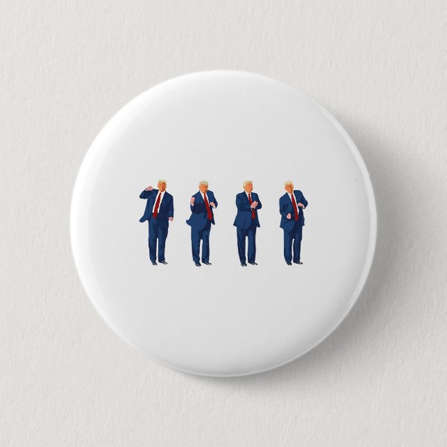 Trumpedance 4:e juli Trump 2024 Knapp (Framsida)