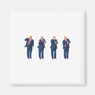 Trumpedance 4:e juli Trump 2024 Magnet