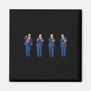 Trumpedance 4:e juli Trump 2025 Magnet
