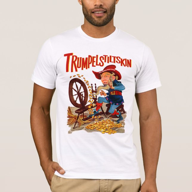 Trumpelstiltskin rolig Donald Trump T-tröja Tee (Framsida)