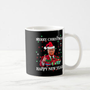 Trumpen god jul och Gott nytt år tar Amer Kaffemugg