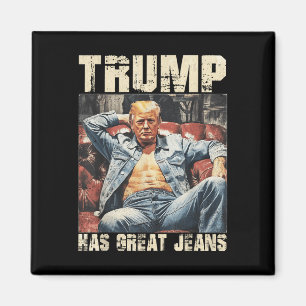 Trumpen har Underbara Jeans Funny Memay som säger  Magnet
