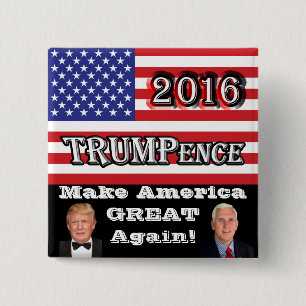 TRUMPence 2016 - Gör Amerika Underbarare igen! Knapp