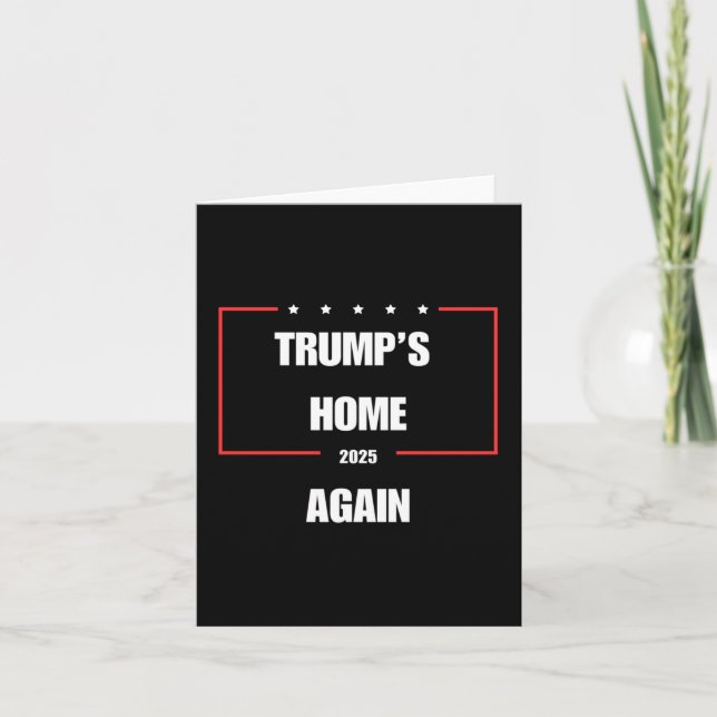 Trumpens hem igen 2025 kort (Framsida)