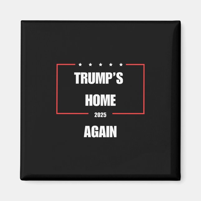 Trumpens hem igen 2025 magnet (Framsidan)
