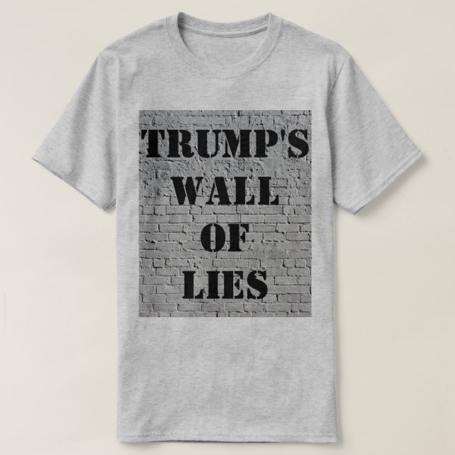 Trumpens Liggra vägg T-Shirt (Design framsida)