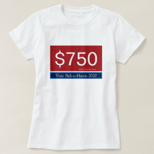 Trumpens skatter 750 Omröstning: 2020 T Shirt