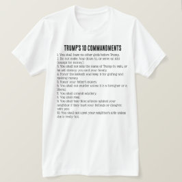 Trumpens tio budord t shirt