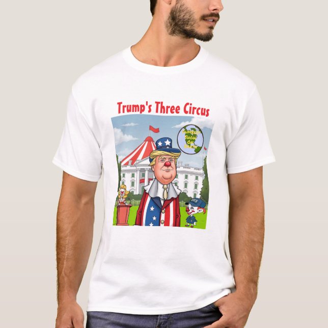 Trumpens tre Ring Circus T Shirt (Framsida)