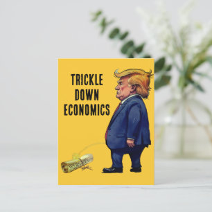 Trumpens trickla ner ekonomin vykort