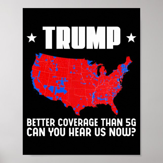 Trumpera bättre täckning än 5 g kan du höra oss va poster (Framsidan)