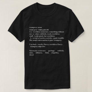 Trumpery Definition - Rolig Trump T Shirt