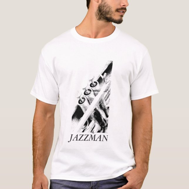 Trumpet 0002, JAZZMAN Tee Shirt (Framsida)