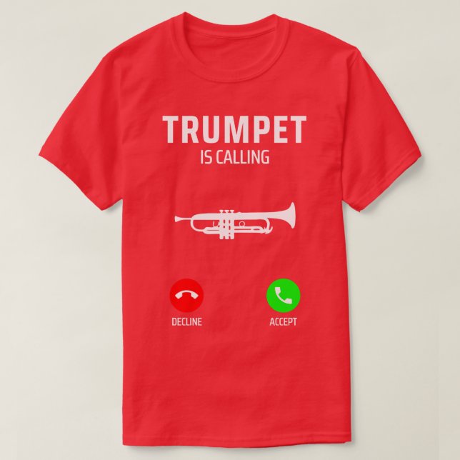 trumpet 1 t shirt (Design framsida)